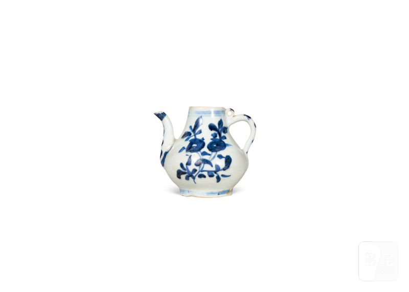 元  青花花卉纹执壶